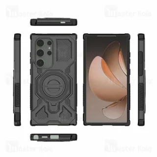قاب ضد ضربه مگنتی Samsung Galaxy S24 Ultra MK Case - تصویر 7