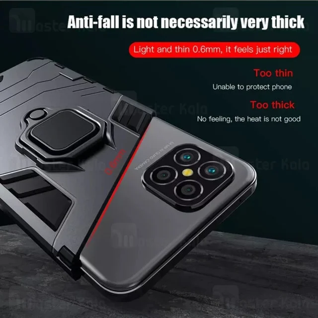 گارد ضد ضربه انگشتی Huawei Nova 8 SE KEYSION ShockProof Armor Ring - تصویر 3