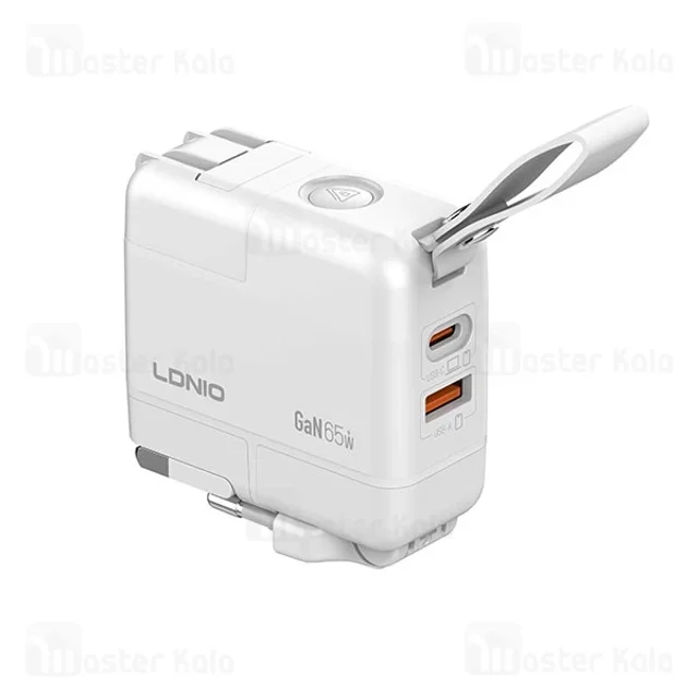 شارژر دیواری الدینیو Ldnio GaN Super Fast Charger Q2618 توان 65 وات - تصویر 3