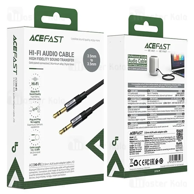 کابل انتقال صدا Aux ایس فست ACEFAST J10 طول 1 متر - تصویر 8