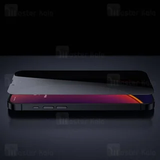 پک 2تایی گلس حریم شخصی تمام صفحه آیفون Apple iPhone 13 Mini Baseus Anti-Spy Glass Film - تصویر 6