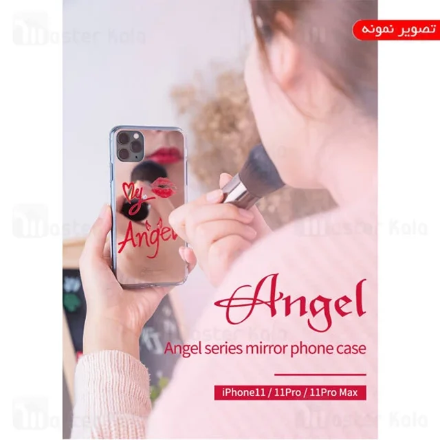 قاب آینه ای Apple iphone 11 Pro Kingxbar Swarovski Heart Series - تصویر 8