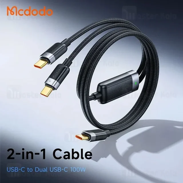 کابل دو سر Type-C مک دودو Mcdodo CA-678 توان 100 وات طول 1.5 متر - تصویر 3