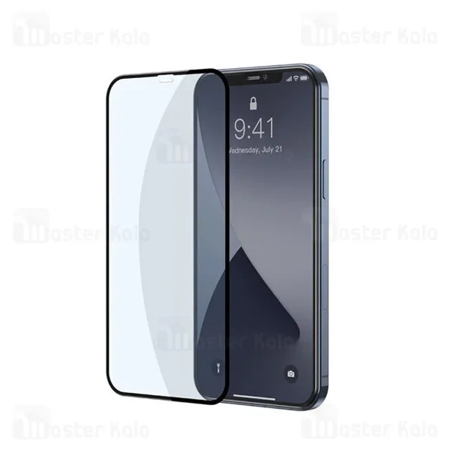 پک 2تایی محافظ صفحه شیشه ای تمام صفحه و ضد اشعه بیسوس Apple iPhone 12 Mini Baseus - تصویر 4