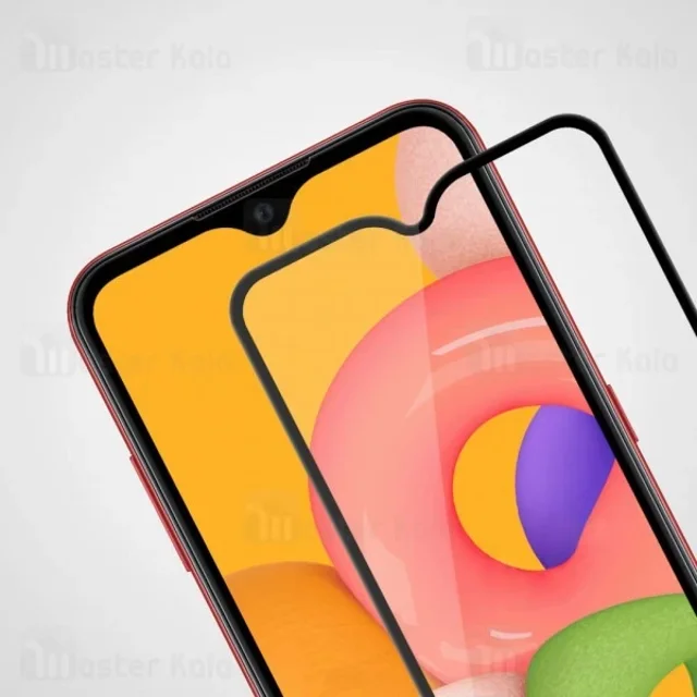 محافظ صفحه شیشه ای تمام صفحه تمام چسب سامسونگ Samsung Galaxy A01 / A015 Nillkin CP+ Pro - تصویر 2