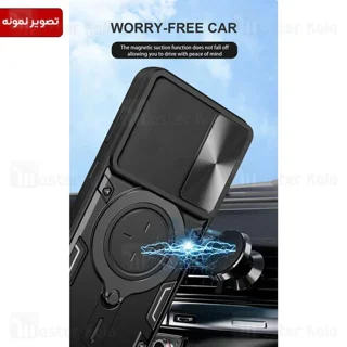 قاب ضد ضربه مگنتی Realme 11 5G China Magnetic Support Case دارای محافظ دوربین - تصویر 7