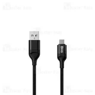کابل میکرو یو اس بی بیوا Biva C-03V طول 1.2 متر شدت جریان 2.4 آمپر - تصویر 2