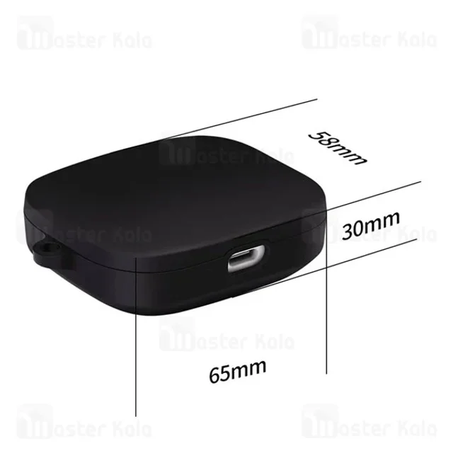 کاور محافظ سیلیکونی هندزفری شیائومی Xiaomi Redmi buds 5 دارای قلاب آویز - تصویر 8