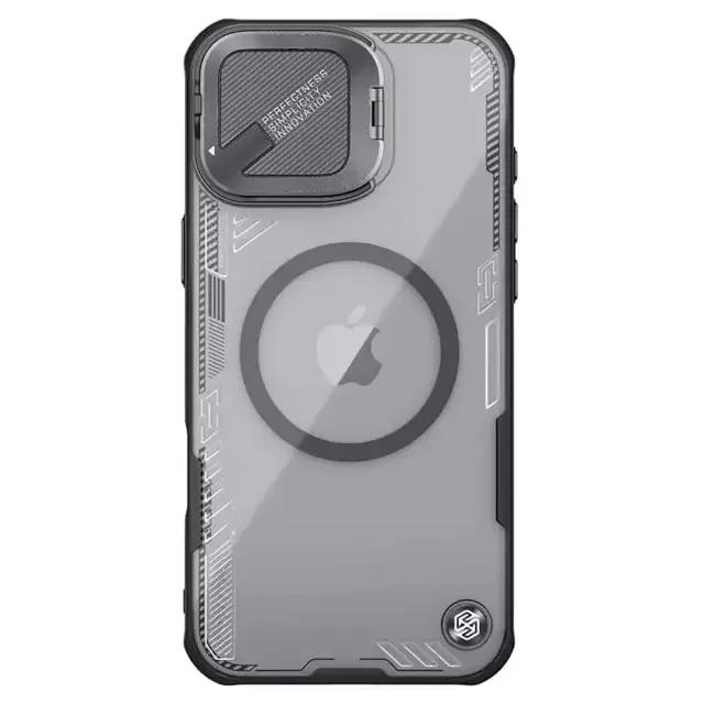 کاور مگنتی نیلکین مدل Iceblade Prop Magnetic MagSafe با محافظ دوربین و استند - رنگ مشکی - تصویر 2