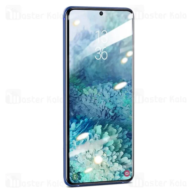 پک 2 تایی محافظ صفحه شیشه ای تمام صفحه و خمیده یو وی Samsung Galaxy S20 Baseus SGSAS20 UV - تصویر 2