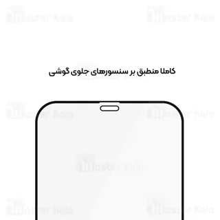 گلس تمام صفحه تمام چسب مانکی آیفون iPhone 12 Pro Max Monkey Anti Static Glass - تصویر 4