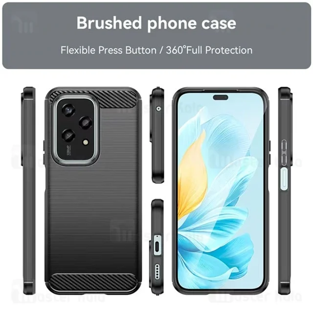 قاب فیبر کربنی Honor 200 Lite Rugged Armor Fiber Carbon - تصویر 3