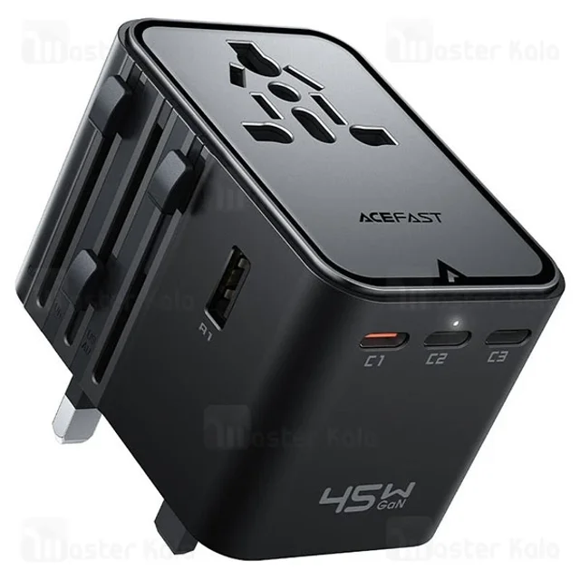 شارژر دیواری و مبدل برق ایس فست ACEFAST Z8 PD45W GaN Fast Charger توان 45 وات - تصویر 5