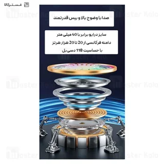 هدفون بلوتوث اوی Awei A200BL رم خور - تصویر 6