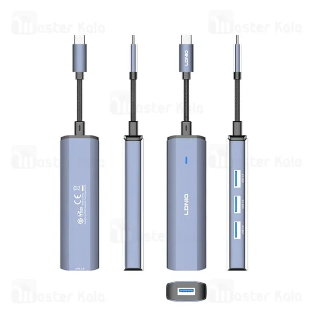 هاب 4 پورت تایپ سی الدینیو LDNIO DS-114C - تصویر 7