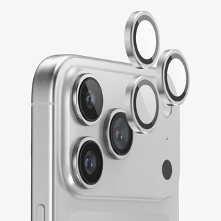 محافظ لنز دوربین iphone 17 Pro / 17 Pro Max مدل رینگی شیشه ای آلومینیومی - تصویر 2