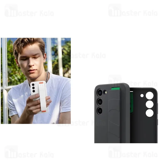 قاب سیلیکونی بنددار اصلی سامسونگ Samsung Galaxy S23 Plus Silicone Grip - تصویر 6