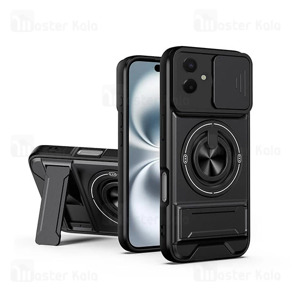 قاب ضد ضربه مگنتی Samsung Galaxy A07 4G Magnetic Multifunctional Case دارای محافظ دوربین