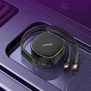 شارژر فندکی الدینیو Ldnio C107 توان 30 وات همراه با کابل جمع شونده - تصویر 8