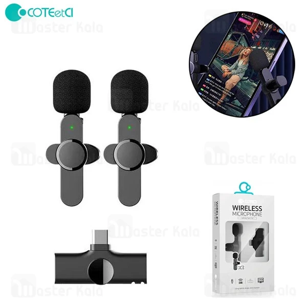 میکروفون بی سیم تایپ سی کوتتسی Coteetci 74005