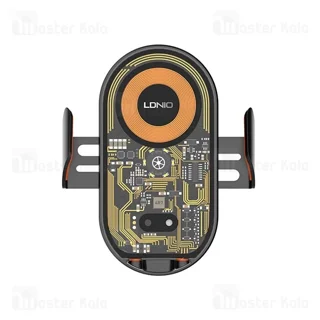 هولدر و شارژر وایرلس دریچه کولری هوشمند الدینیو LDNIO MA30 توان 15 وات - تصویر 6