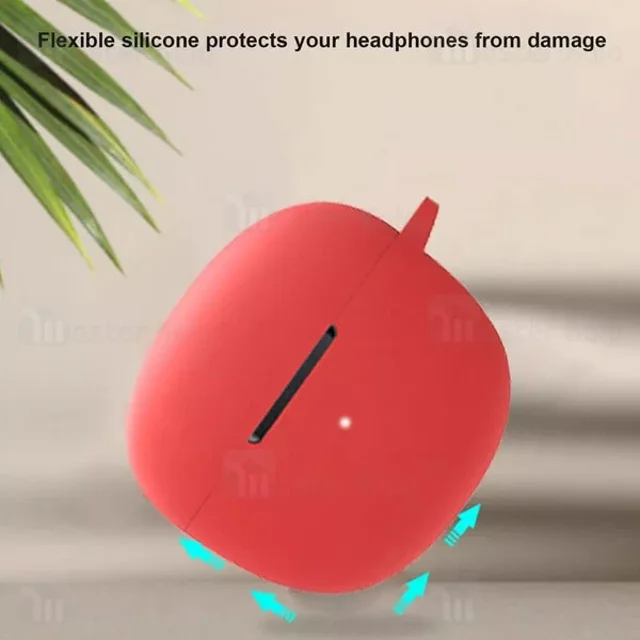 کاور محافظ سیلیکونی هندزفری کیو سی وای Xiaomi QCY HT03 دارای قلاب آویز - تصویر 3