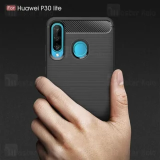 قاب فیبر کربنی هواوی Huawei P30 Lite / Nova 4e Rugged Armor Fiber Carbon - تصویر 3