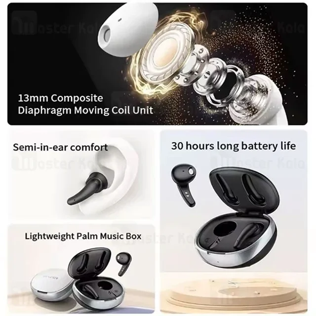 هندزفری بلوتوث گیمینگ اوی Awei T75 Gaming Wireless Earphone - تصویر 5