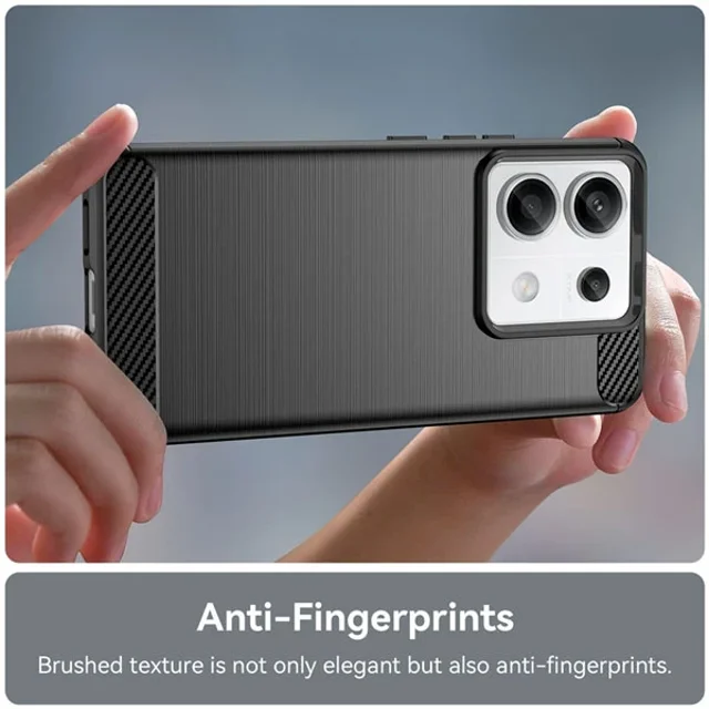 قاب فیبر کربنی شیائومی Xiaomi Redmi Note 13 Pro 5G / Poco X6 5G Rugged Armor Fiber Carbon - تصویر 6