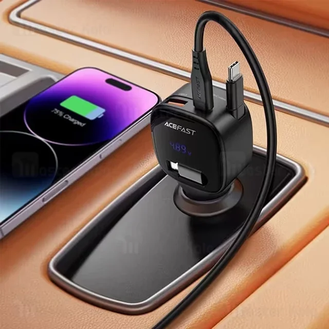 شارژر فندکی ایس فست ACEFAST B17 95W Fast Charger توان 95 وات همراه با کابل متصل - تصویر 5