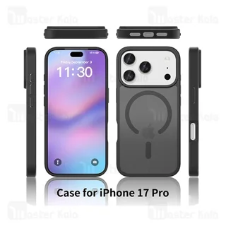 قاب محافظ مگ سیف آیفون Apple iPhone 17 pro Matte Plexiglass - تصویر 3