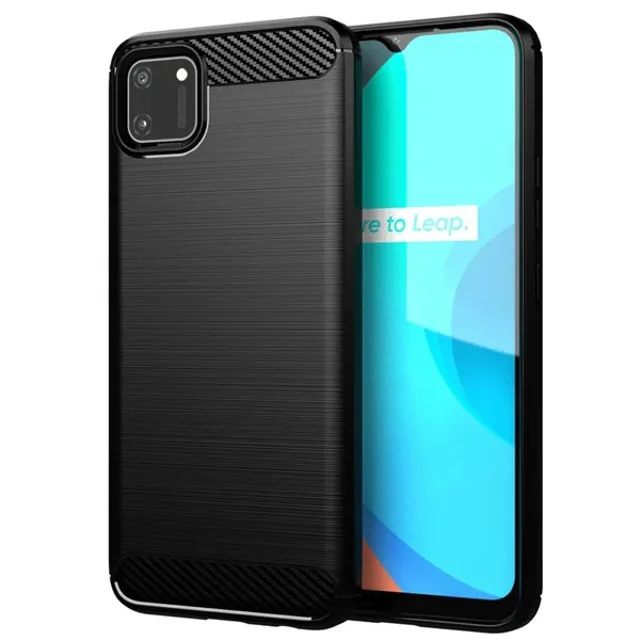 قاب فیبر کربنی ریلمی Realme C11 Rugged Armor Fiber Carbon - تصویر 2