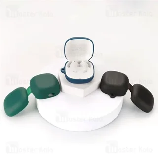 کاور محافظ سیلیکونی هندزفری کیو سی وای Xiaomi QCY Melobuds ANC HT05 دارای قلاب آویز - تصویر 4