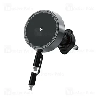 هولدر و شارژ وایرلس دریچه کولری هوشمند بیوا Biva WLC-18 توان 15 وات - تصویر 2