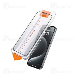 گلس تمام صفحه تمام چسب مک دودو Apple iPhone 16 Pro Max Mcdodo PF-6863 Tempared Glass - تصویر 3