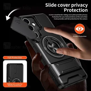 قاب ضد ضربه مگنتی Samsung Galaxy S23 FE Magnetic Multifunctional Case دارای محافظ دوربین - تصویر 2