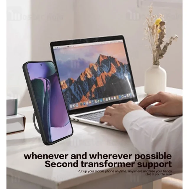 قاب ضد ضربه مگنتی گوگل Google Pixel 8 Magnetic Support Case دارای محافظ دوربین - تصویر 8
