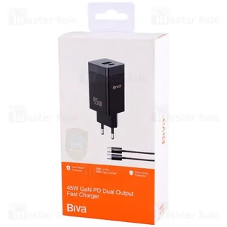 شارژر دیواری بیوا Biva HC-15 GaN توان 45 وات - تصویر 5