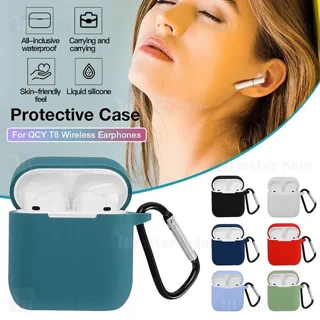 کاور محافظ سیلیکونی هندزفری کیو سی وای Xiaomi QCY T8 Earphone Silicone Case - تصویر 8
