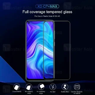 محافظ صفحه شیشه ای تمام صفحه تمام چسب نیلکین Xiaomi Redmi Note 9 / Redmi 10X 4G XD CP+ Max - تصویر 2