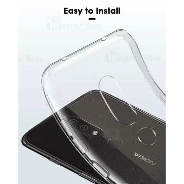 قاب ژله ای نوکیا Nokia 4.2 COCO Clear Jelly - تصویر 4