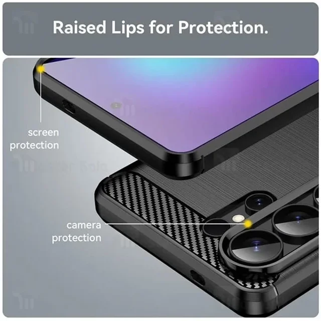 قاب فیبر کربنی سامسونگ Samsung Galaxy S26 Ultra Rugged Armor Fiber Carbon - تصویر 3
