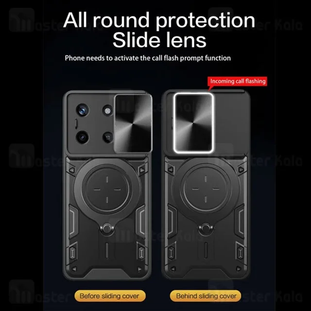 قاب ضد ضربه مگنتی Realme 11 4G Magnetic Support Case دارای محافظ دوربین - تصویر 6