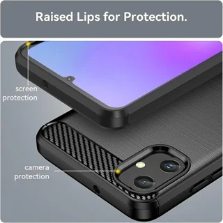 قاب فیبر کربنی سامسونگ Samsung Galaxy A05 Rugged Armor Fiber Carbon - تصویر 5