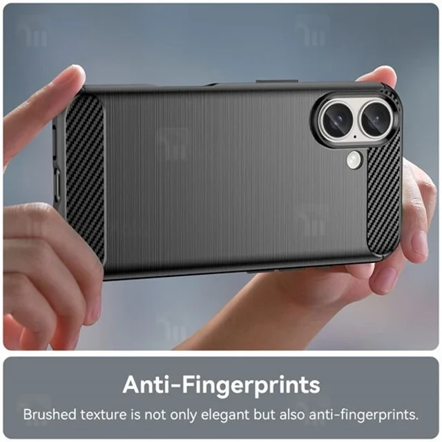 قاب فیبر کربنی آیفون Apple iPhone 17 Rugged Armor Fiber Carbon - تصویر 5