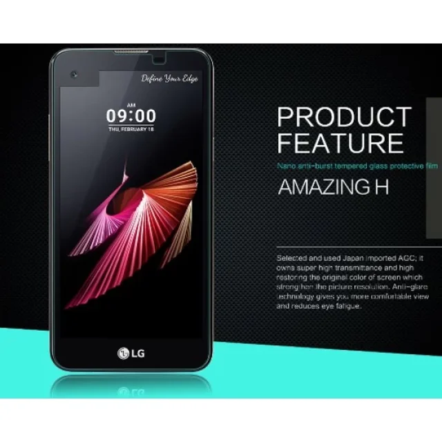 محافظ صفحه نمایش شیشه ای نیلکین ال جی Nillkin H Glass LG X Screen / K500Y - تصویر 2