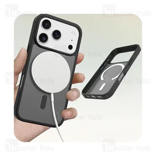 قاب محافظ مگ سیف آیفون Apple iPhone 17 pro Matte Plexiglass - تصویر 4