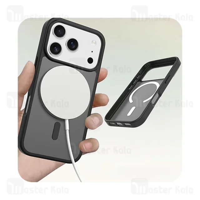 قاب محافظ مگ سیف آیفون Apple iPhone 17 pro Matte Plexiglass - تصویر 4