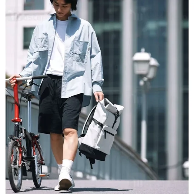 کوله شیائومی Xiaomi Mijia Rolled-edge Casual Backpack MJXXB01RM مناسب برای لپ تاپ 15.6 - تصویر 8
