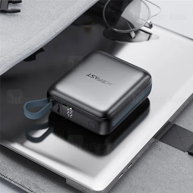 پاوربانک 10000 ایس فست ACEFAST M23 PD22.5W GaN Fast Charger توان 22.5 وات همراه با کابل - تصویر 8